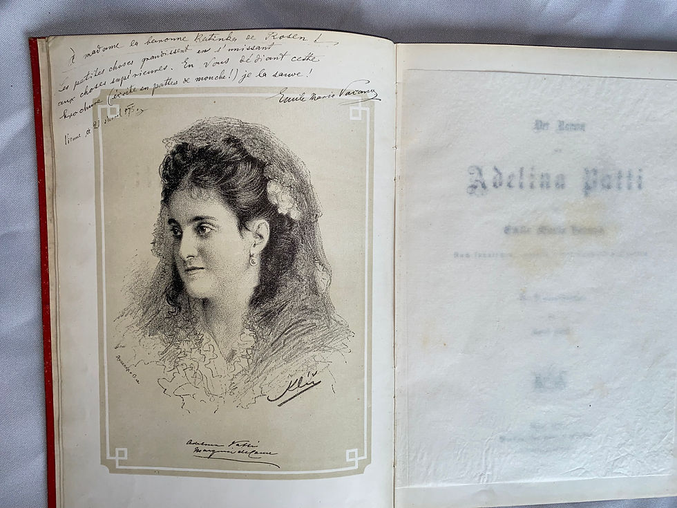 Miniaturbild: Vacano: Roman der Adelina Patti 1875