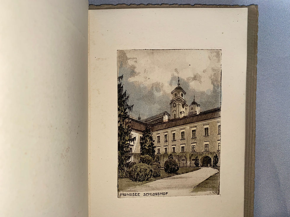 Miniaturbild: Pollák: Der Mondsee. Original-Radierungen 1910