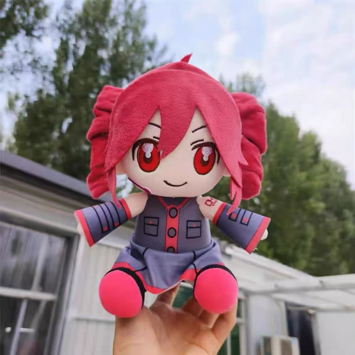 Anime Kasane Teto Cosplay Doll Kawaii Plush Stuffed Doll Ornament Christmas Gift