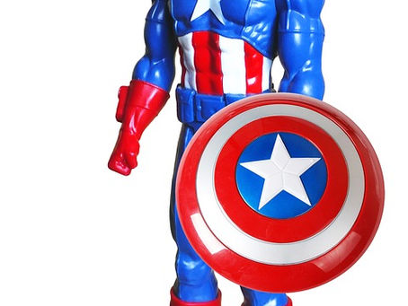 Console de jeu : la manette aux couleurs de « Captain America »