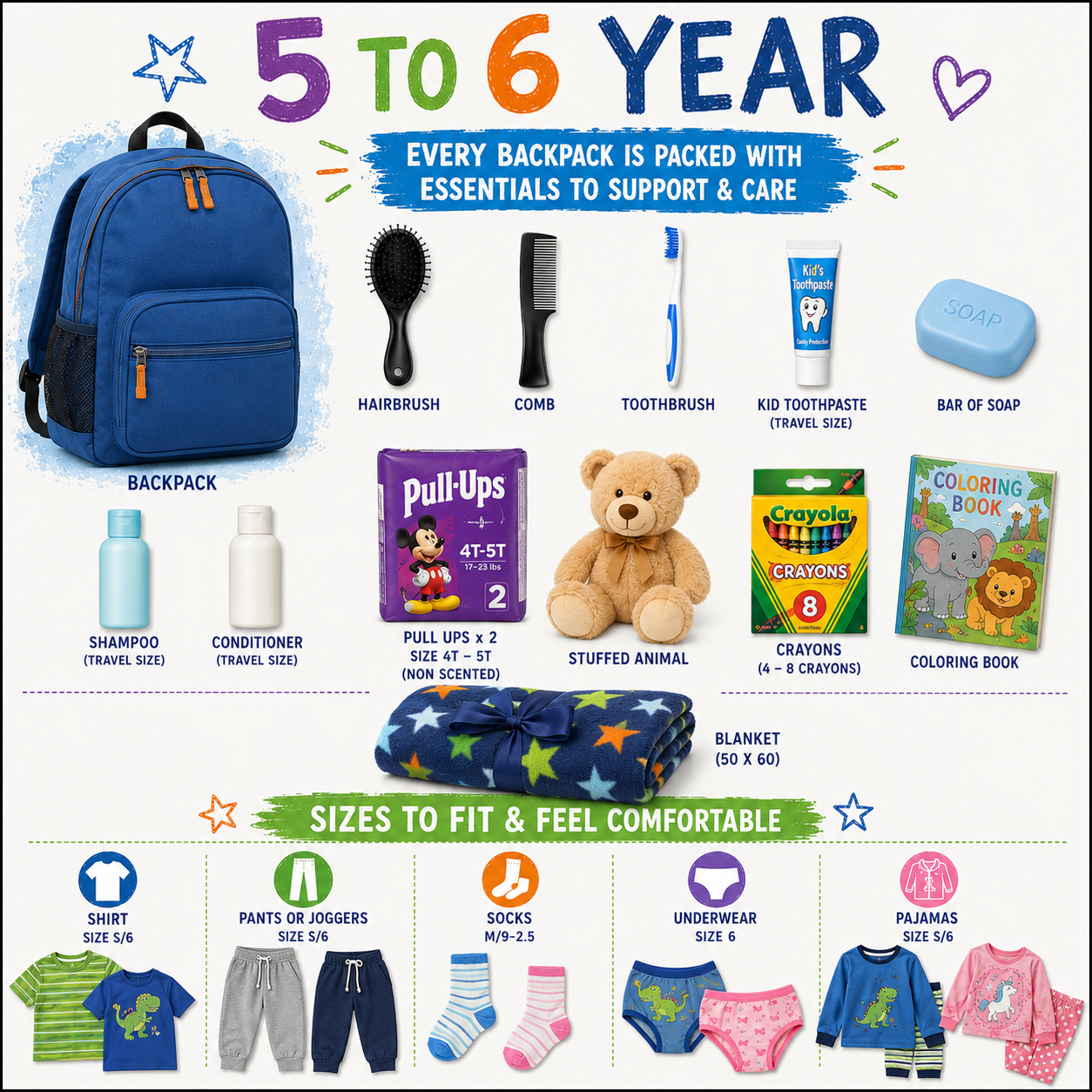 5–6-Year-Old Backpack