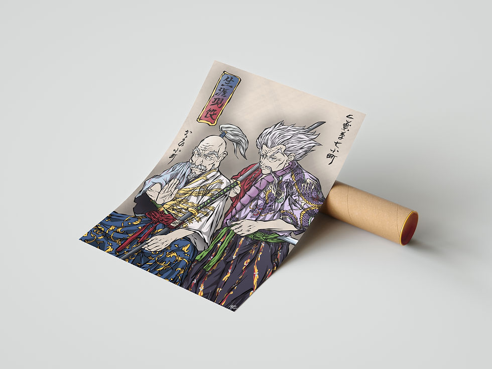 Miniature : Guanyin et le dragon de nen