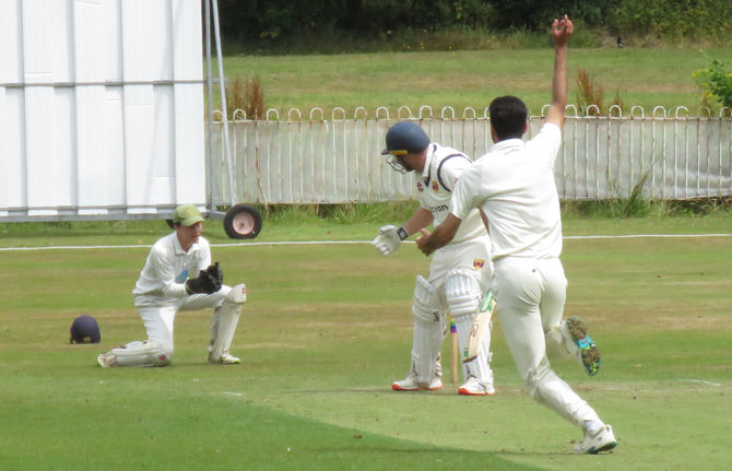Caught James Stirling bowled Huzaifa Zubair