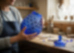 Thumbnail: Octagon Crystal Cremation Urn