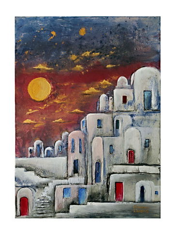 Santorini, Greece "NIGHTFALL"