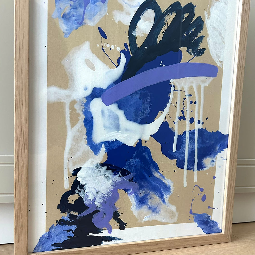 Miniaturbild: BLUE ME AWAY | 30x40cm (Acrylkarton)