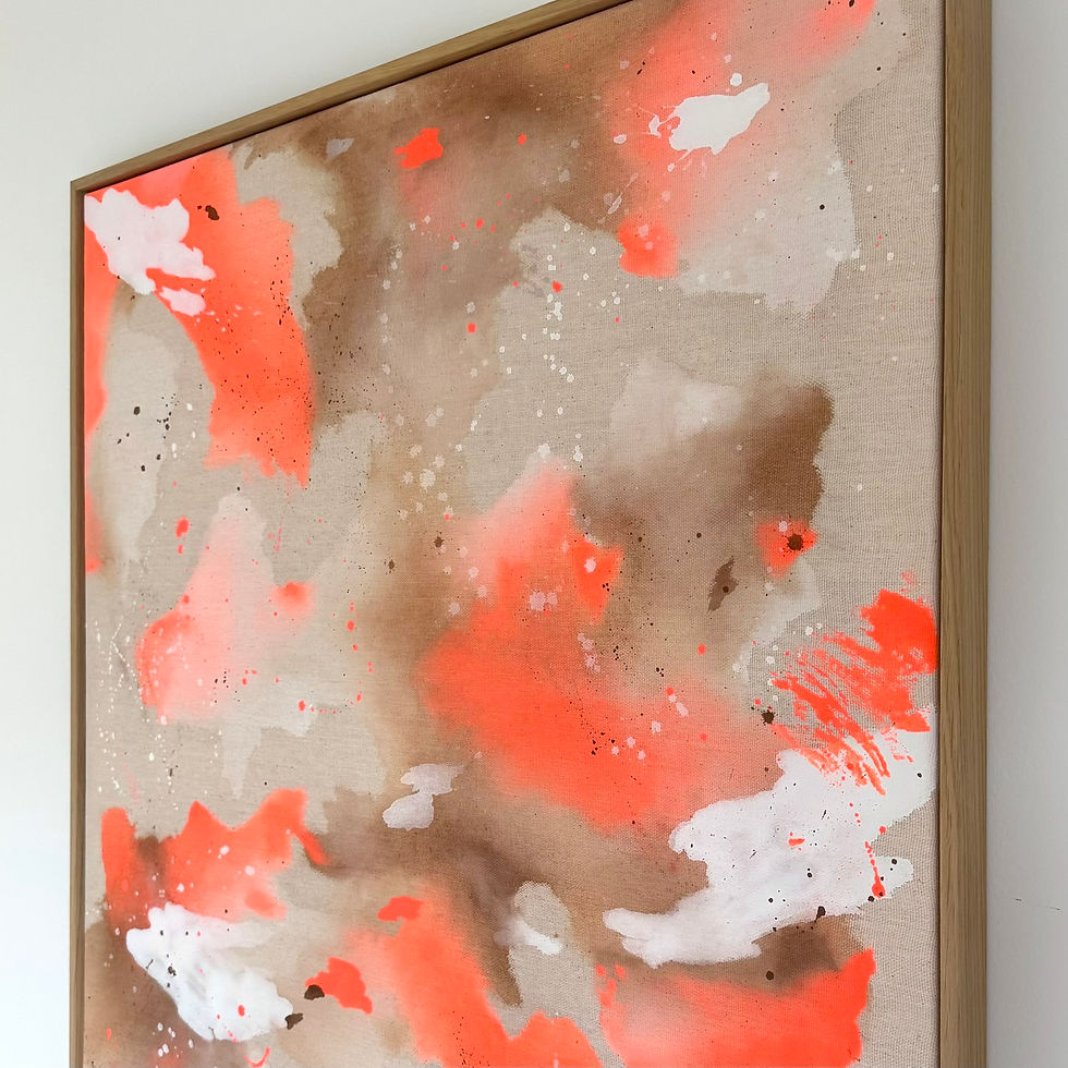 Miniaturbild: INNER PEACH | 80x80cm