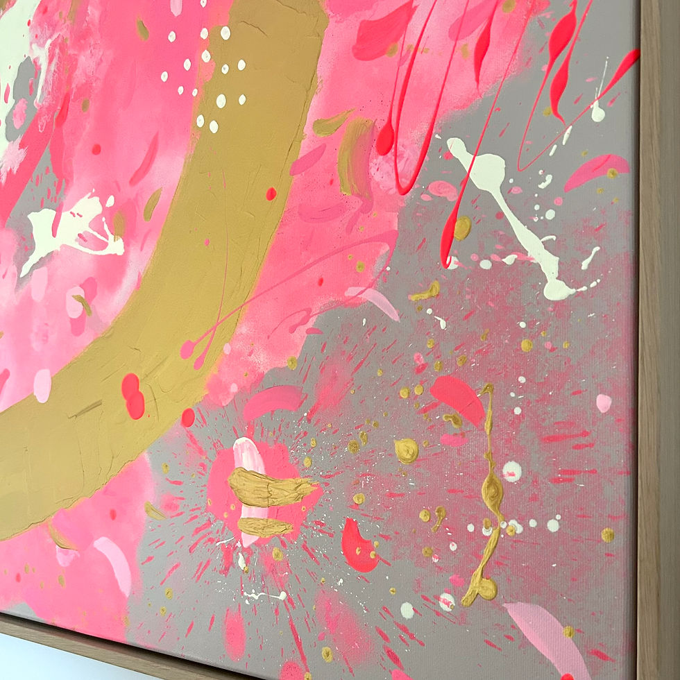 Miniaturbild: HERE WE GLOW | 80x80cm