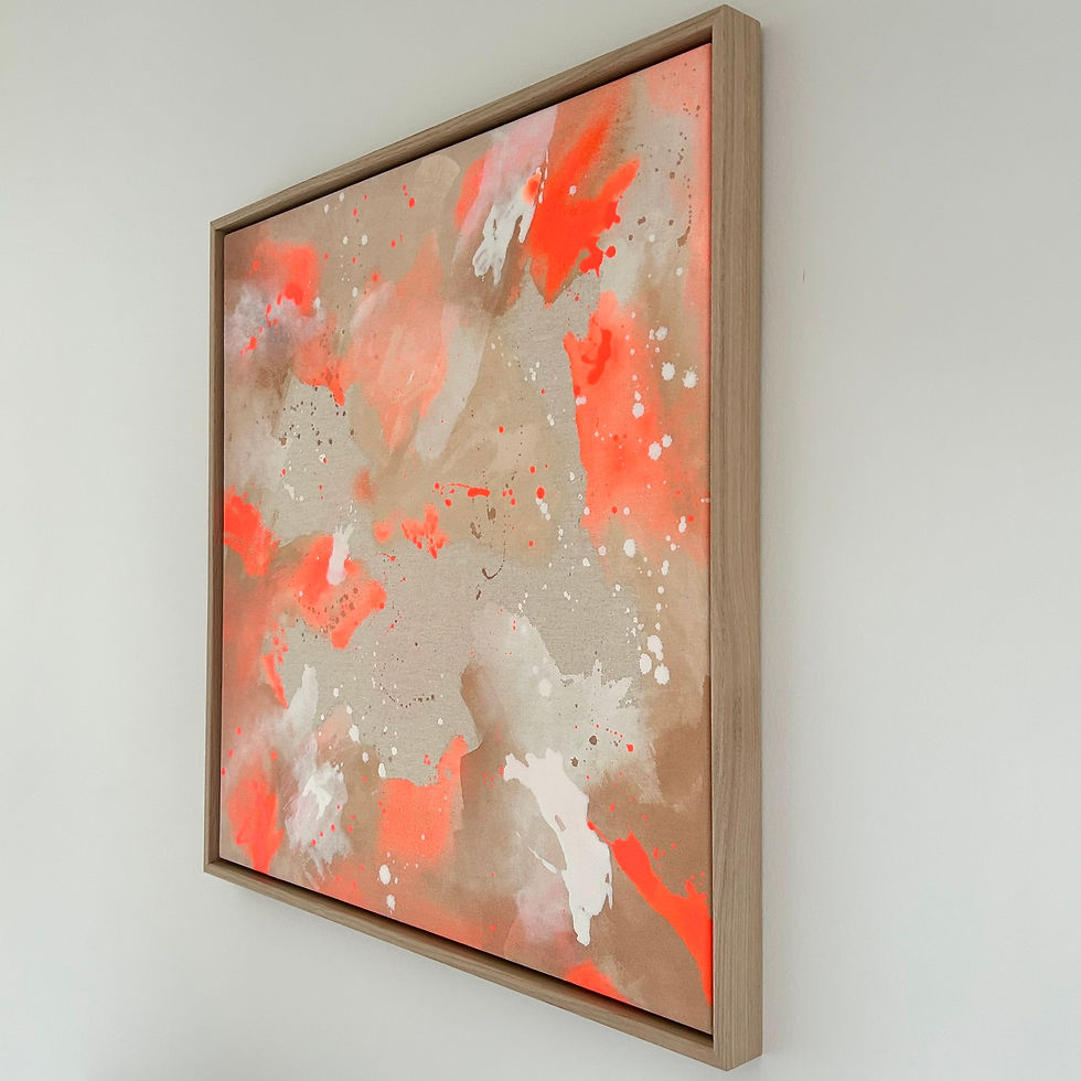 Miniaturbild: PEACHFUL MIND | 60x60cm