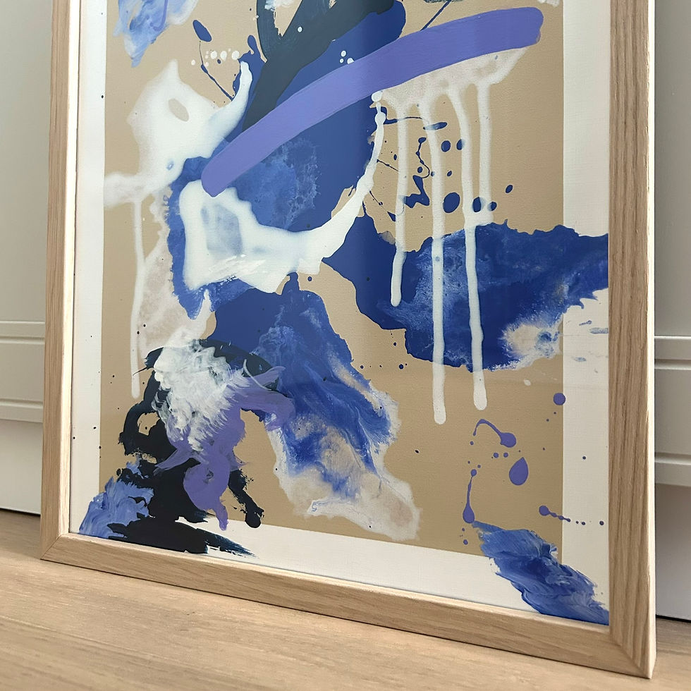 Miniaturbild: BLUE ME AWAY | 30x40cm (Acrylkarton)