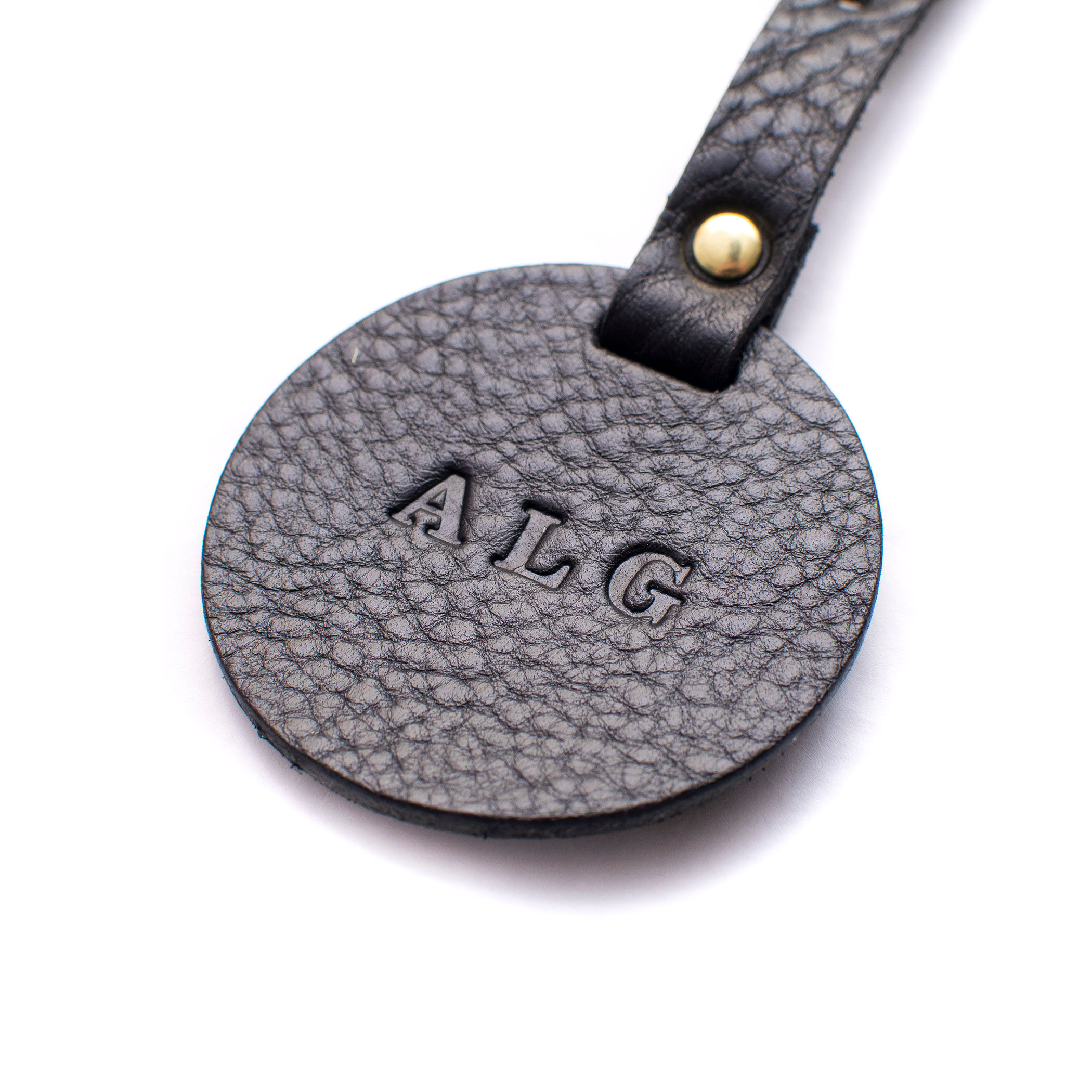 Circle Luggage Tag - Black