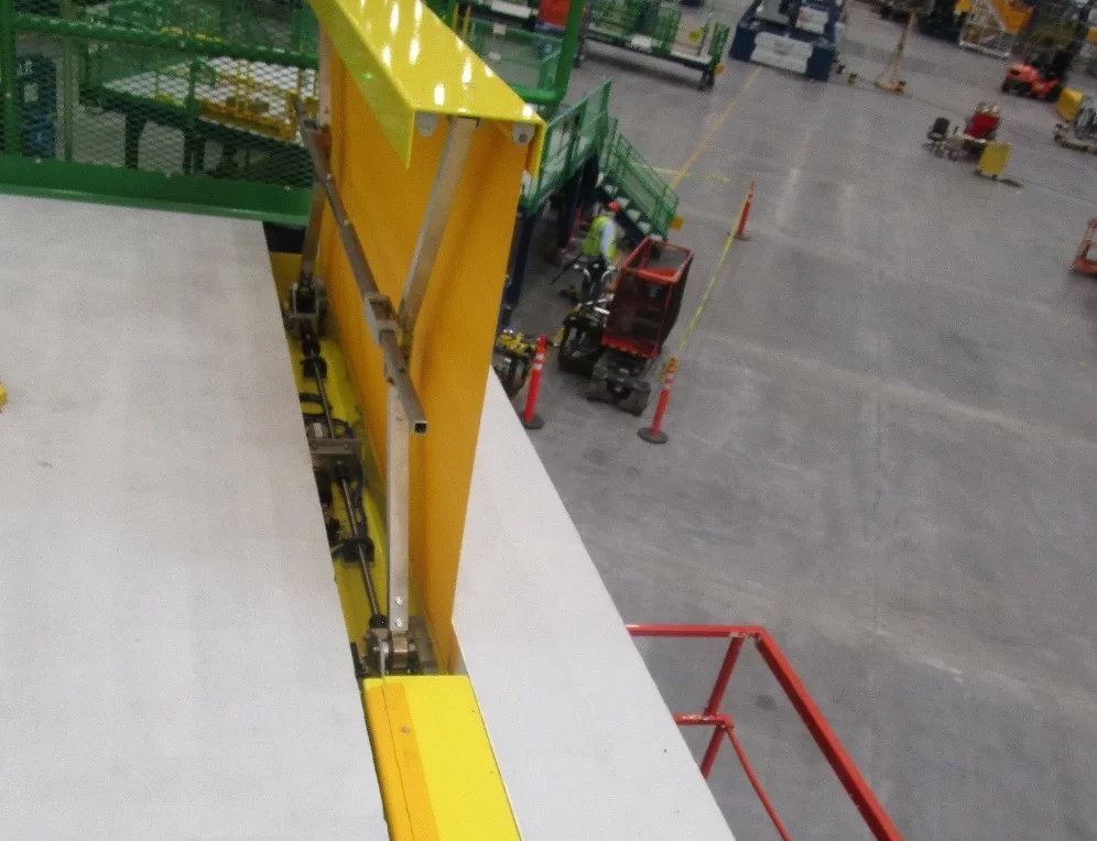XRail osha safety products sits flush with the floor