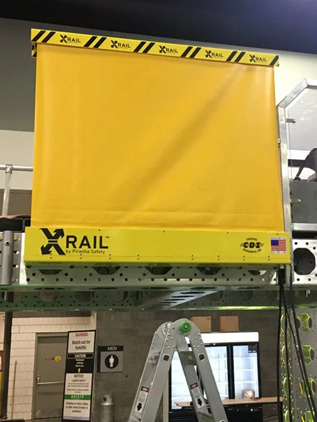 patented XRail safety product solution developed for the aerospace industry