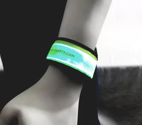 Wearable piranha led lites safety lighting