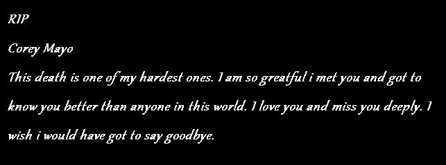 Rip Corey Mayo