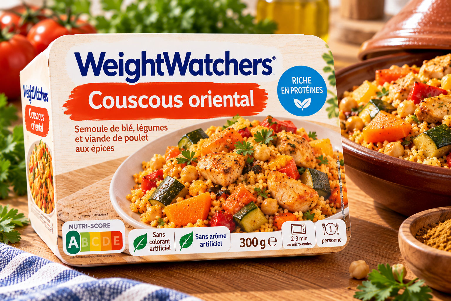 Plat cuisiné blanquette poulet riz légumes WEIGHT WATCHERS - 300 g