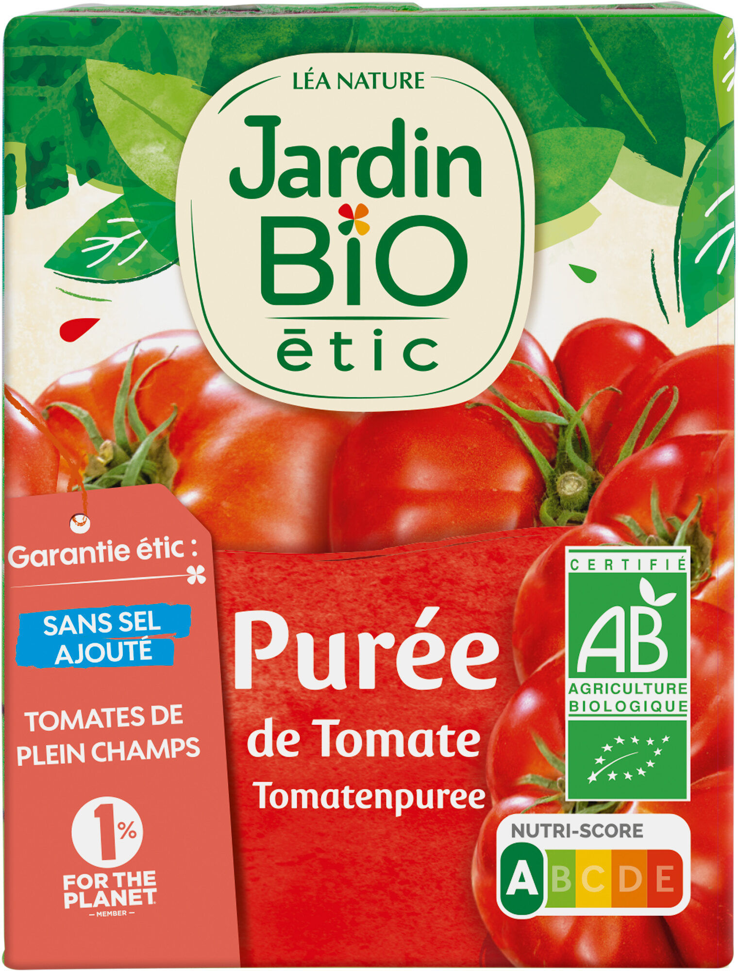 Purée de tomate bio