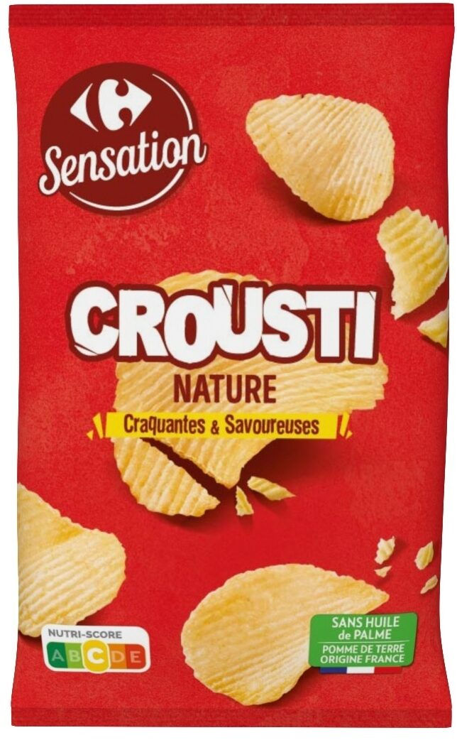 CROUSTI NATURE Craquantes & Savoureuses – 150 g