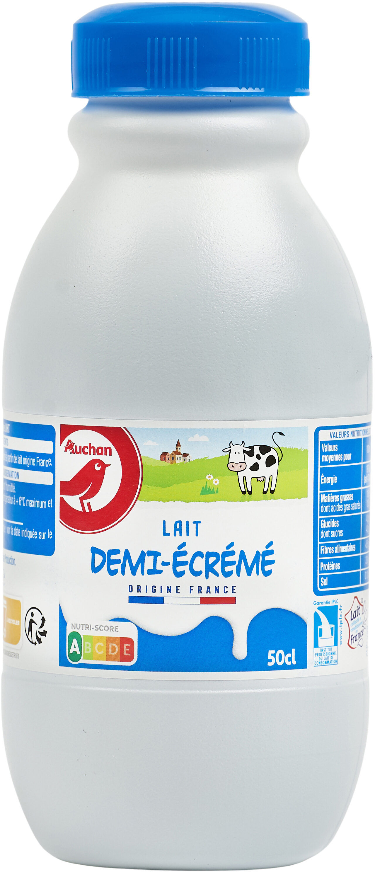 Lait Demi-Écrémé – 0.5 l