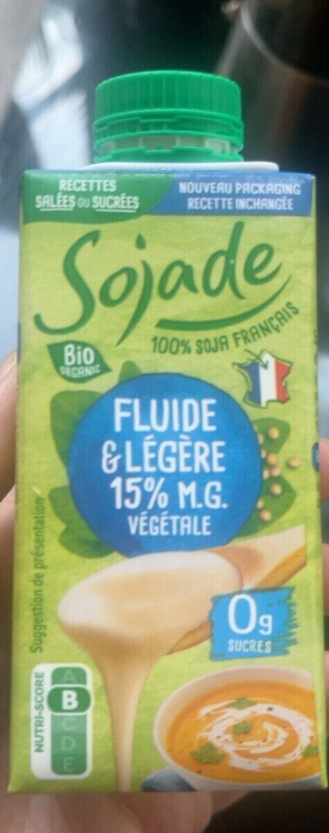Fluide et legere 15% matiere grasse végétale – 20 cl