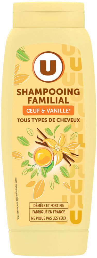 Shampooing familial oeuf & vanille – 500 ml