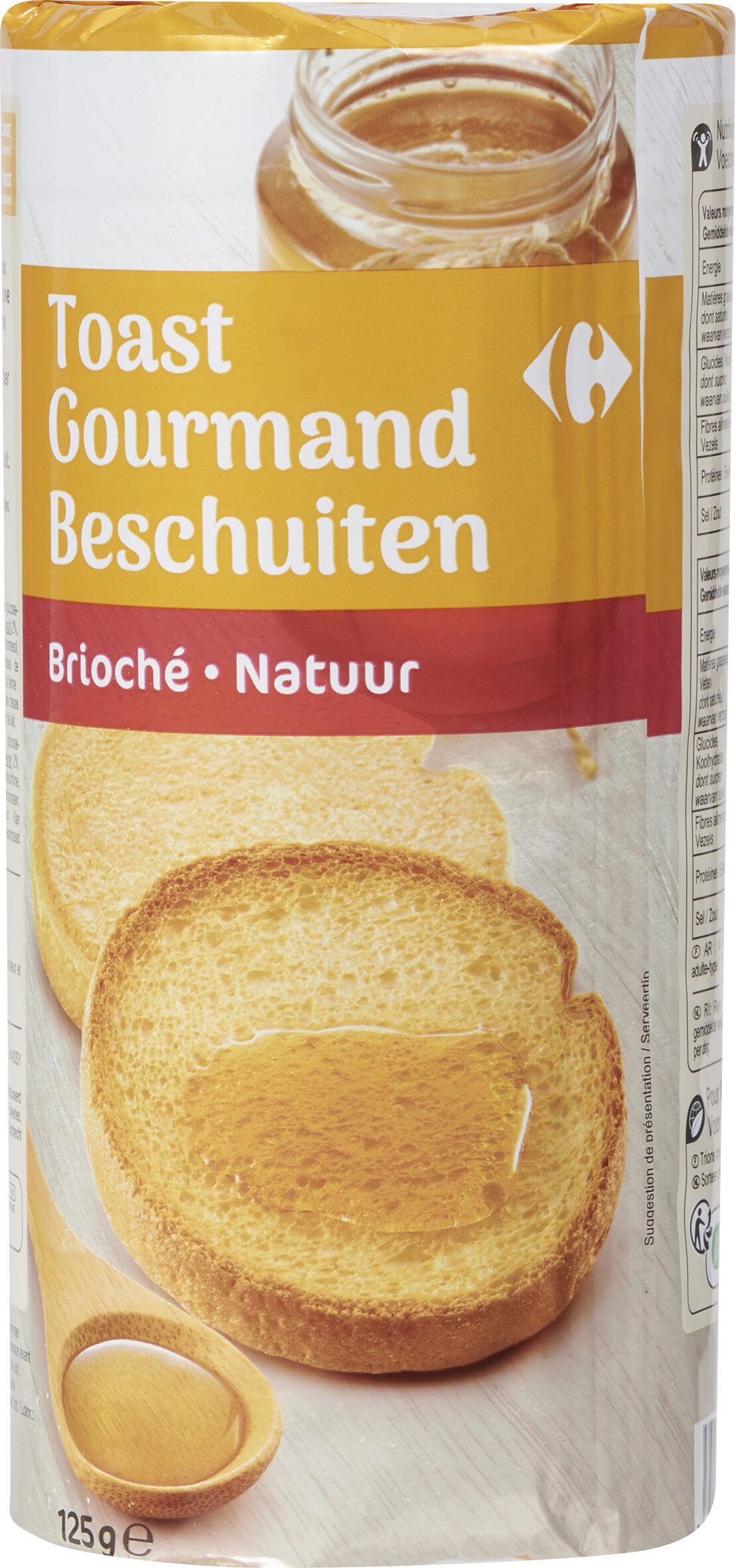 Toast gourmand brioché – 125 g