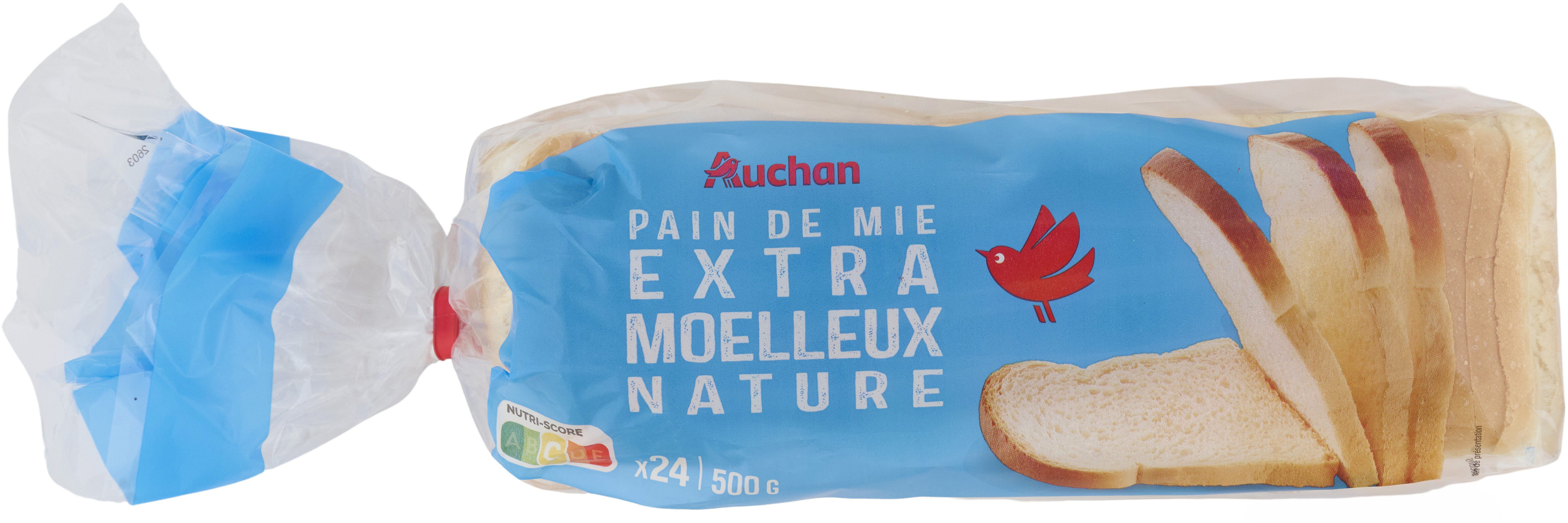 Pain de mie nature extra moelleux nature – 0.5 kg