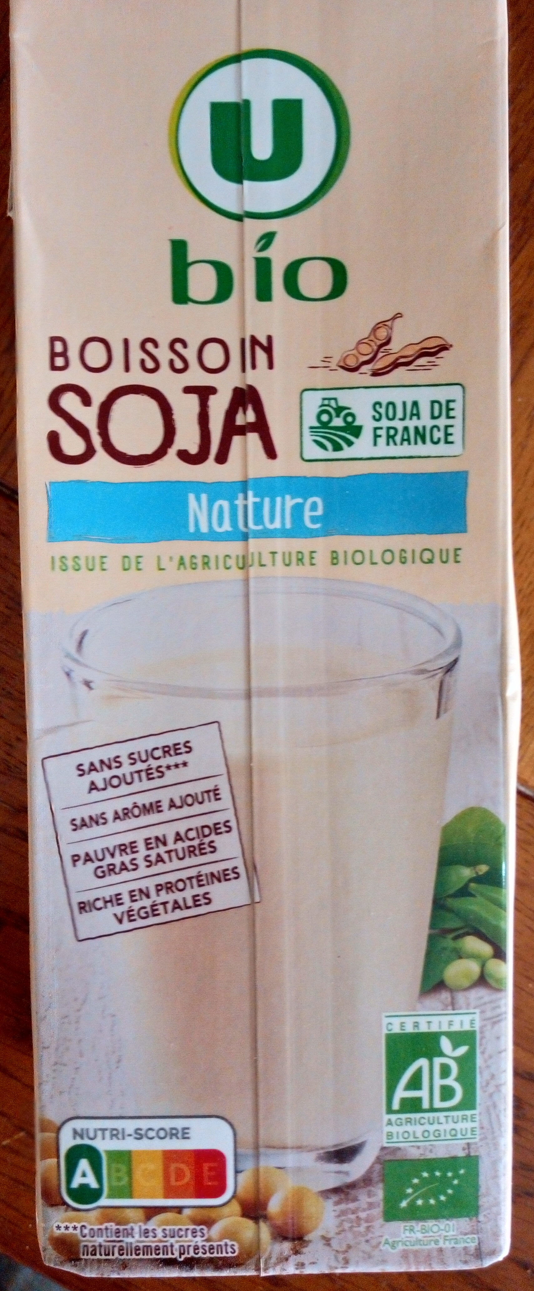 Boisson soja nature – 1 L