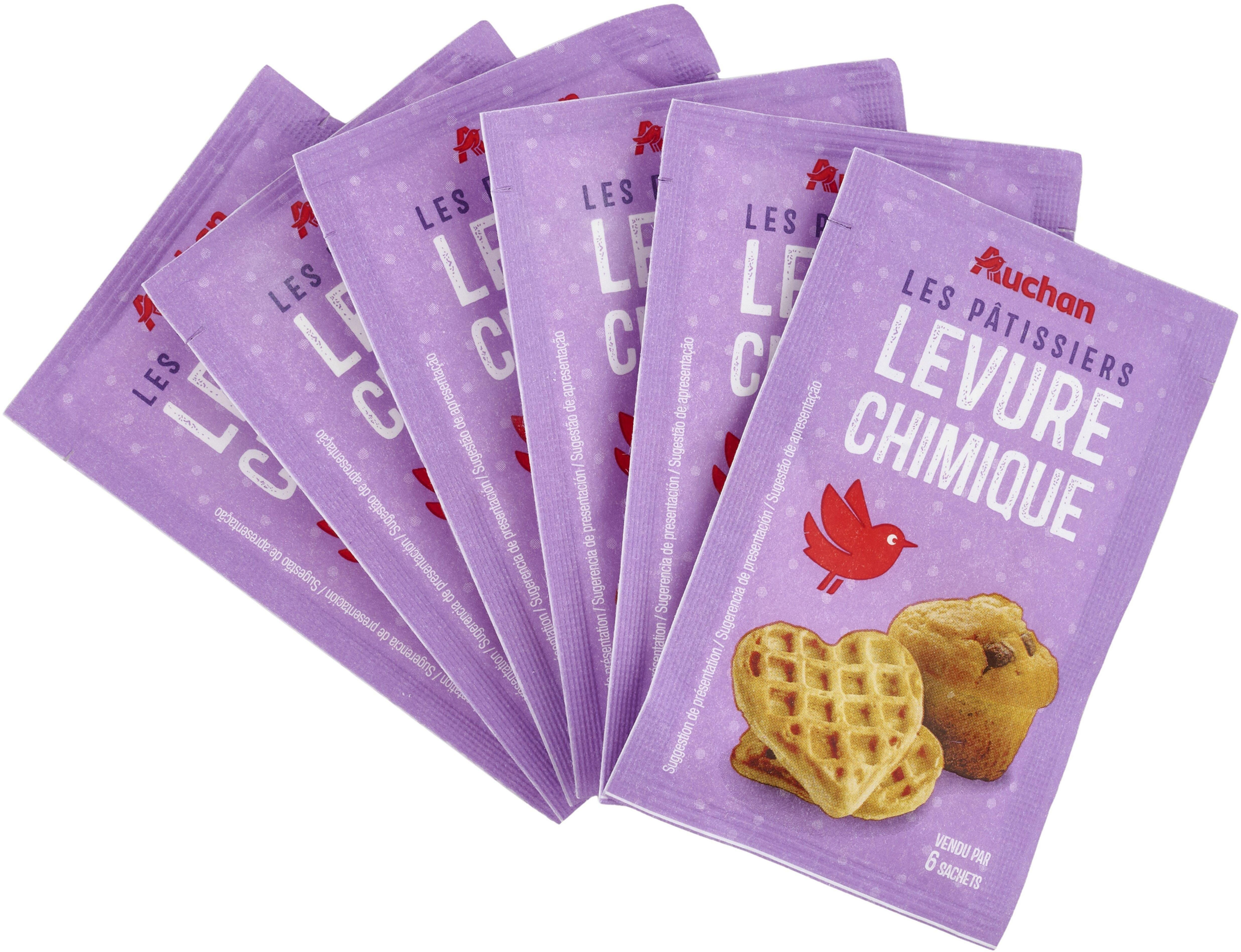 Auchan levure chimique 6x11g 66g – 0.066 kg
