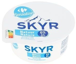 Carrefour Sensation Skyr Nature 0% M.G. – 150 g