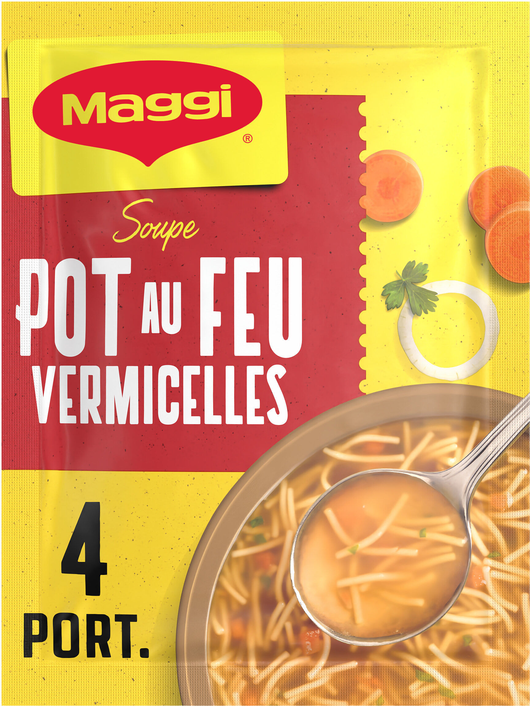 MAGGI Soupe Déshydratée Pot-au-feu Vermicelles 57g – 57 g