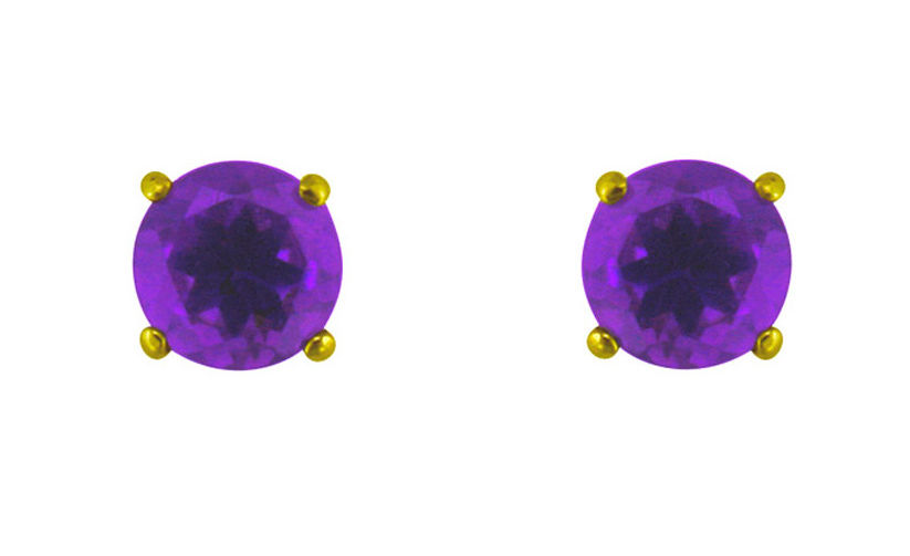 February Birthstone - Amethyst 9ct Yellow Gold