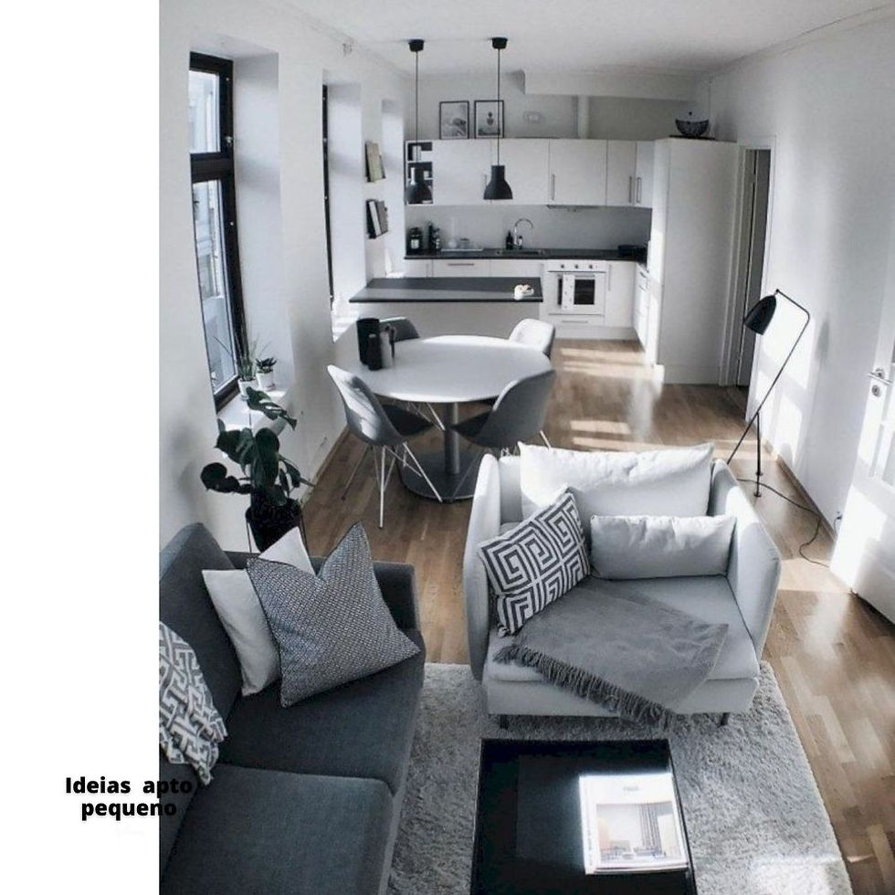 ideias de como decoração de apartamento pequeno