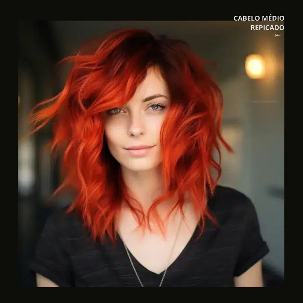 70 ideias de corte cabelo medio repicado (camadas)