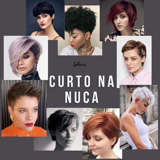 40 Cortes cabelo feminino curto/ repicado na nuca/ Pixie e Bixie