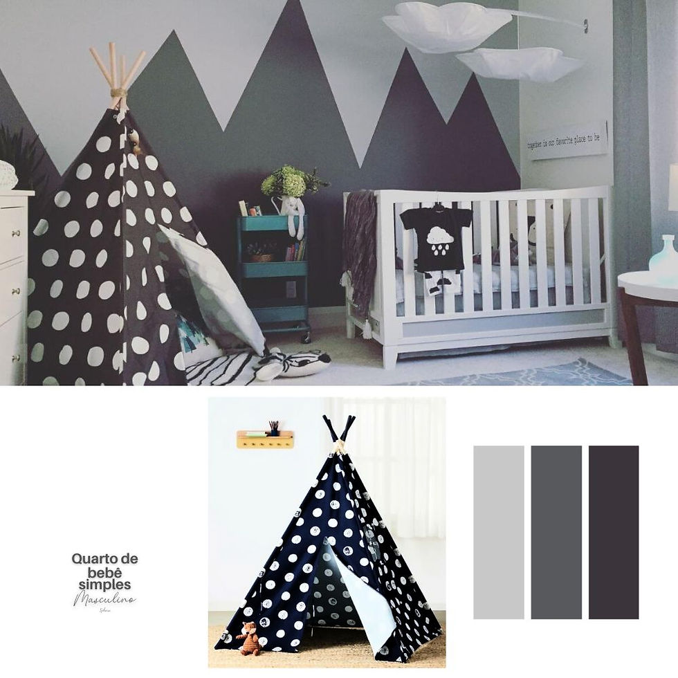 Ideias para decorar quarto de bebê- Masculino