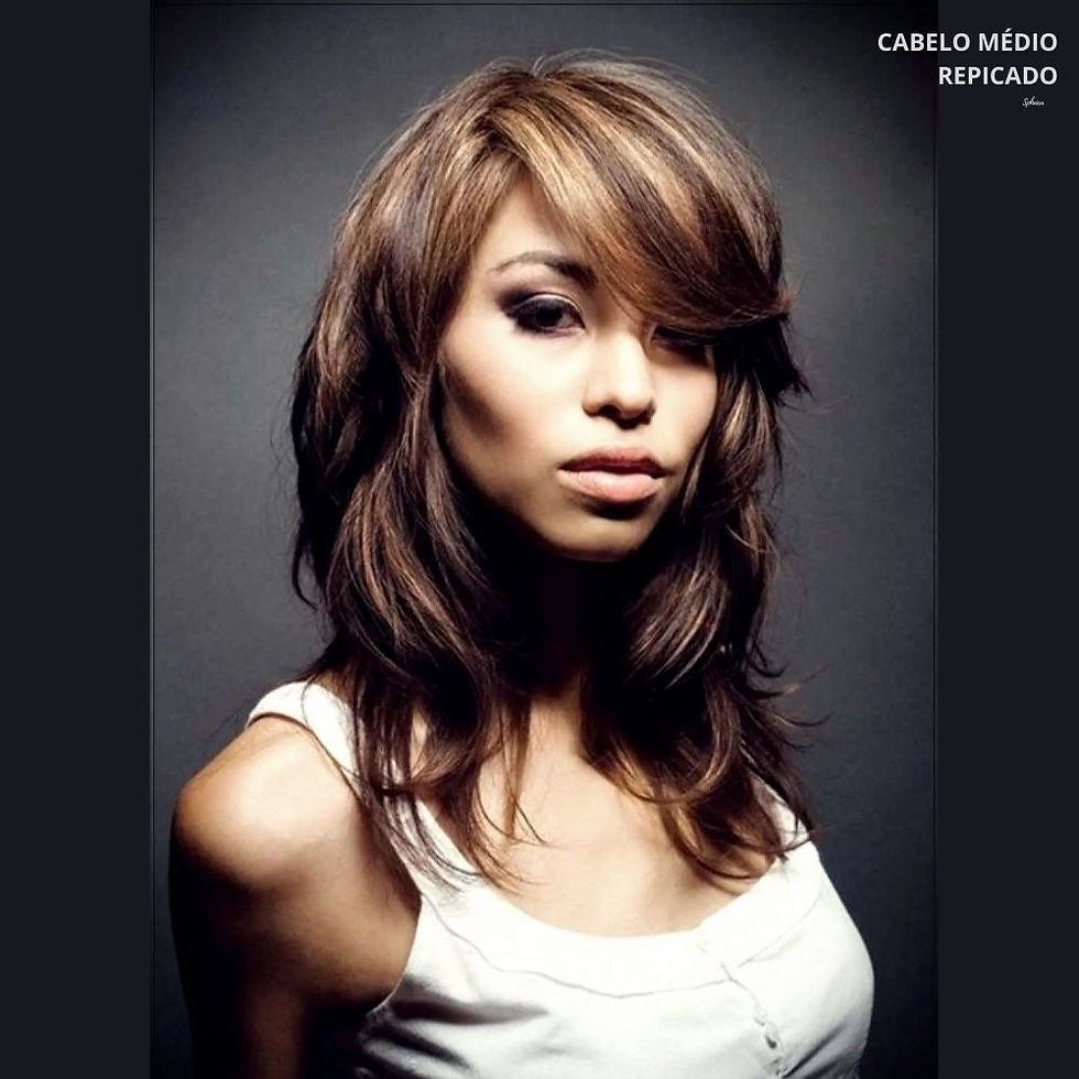 70 ideias de corte cabelo feminino médio repicado (camadas) moderno
