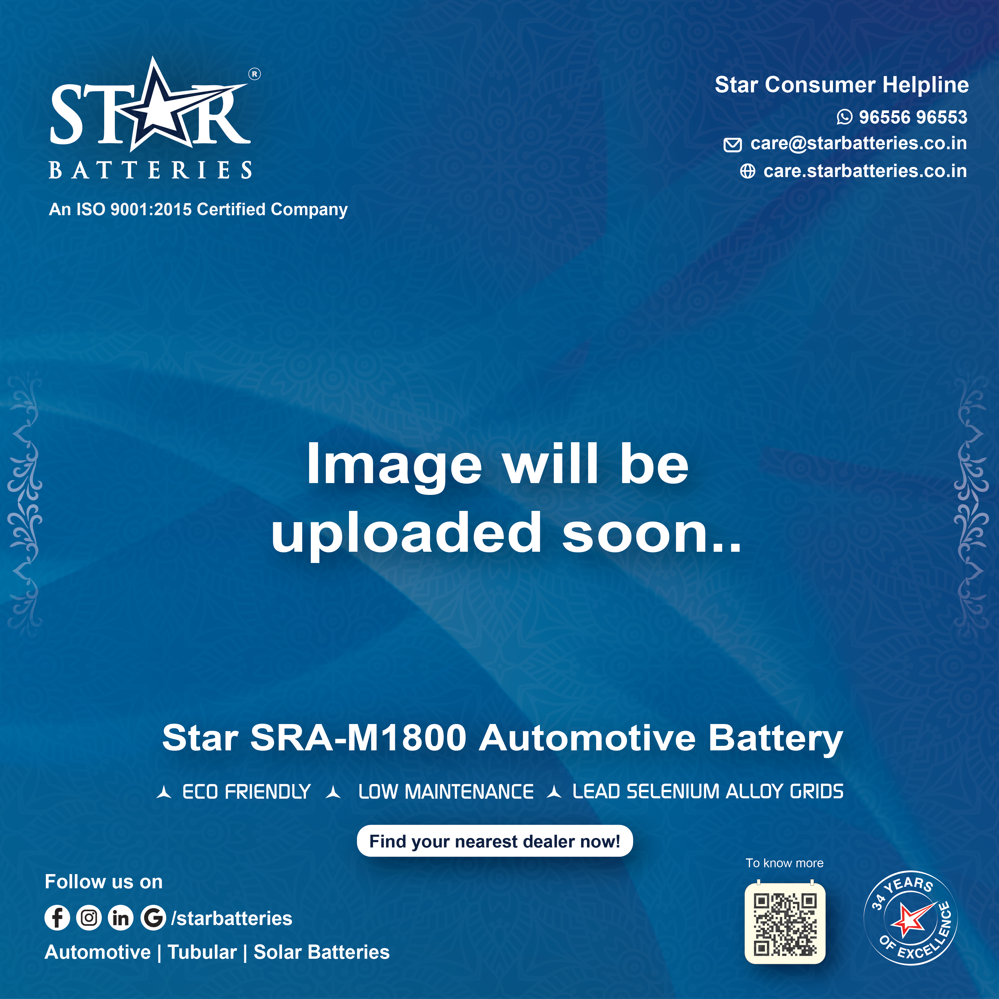 M1800 - 180Ah Automotive Battery