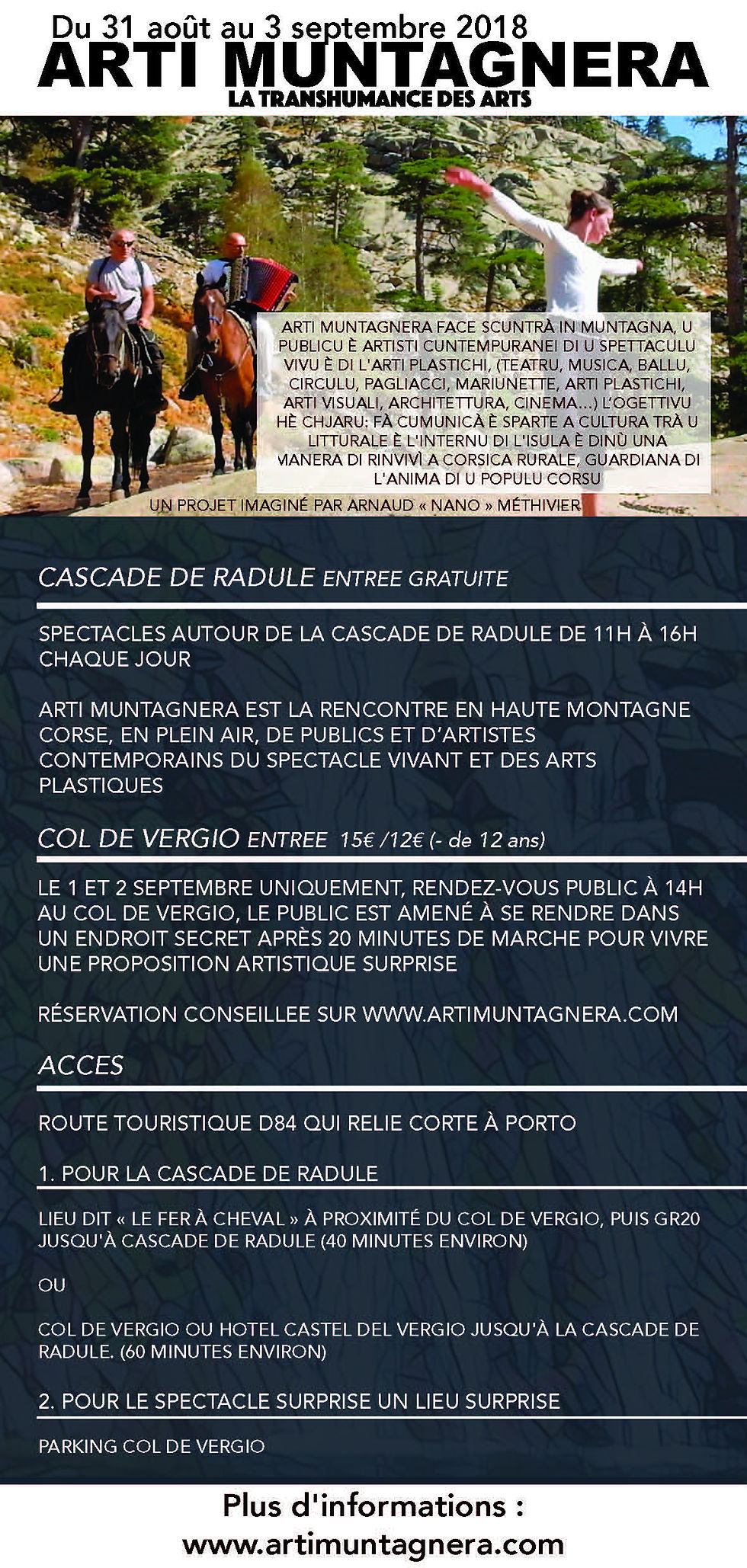 Arti Muntagnera, édition du Niolu.