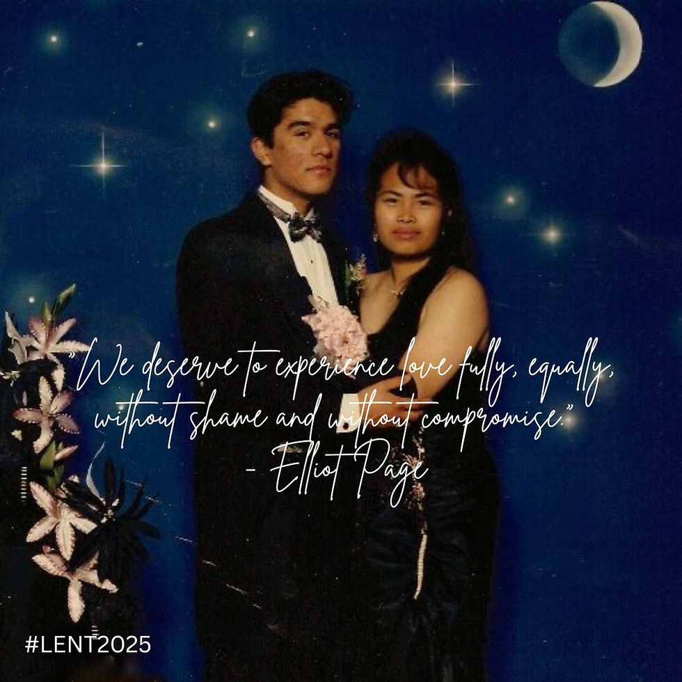 Under the Stars, Junior Prom 1991. Joseph Barajas and me.