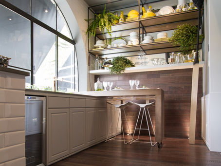 Madeira na cozinha: é possível? 