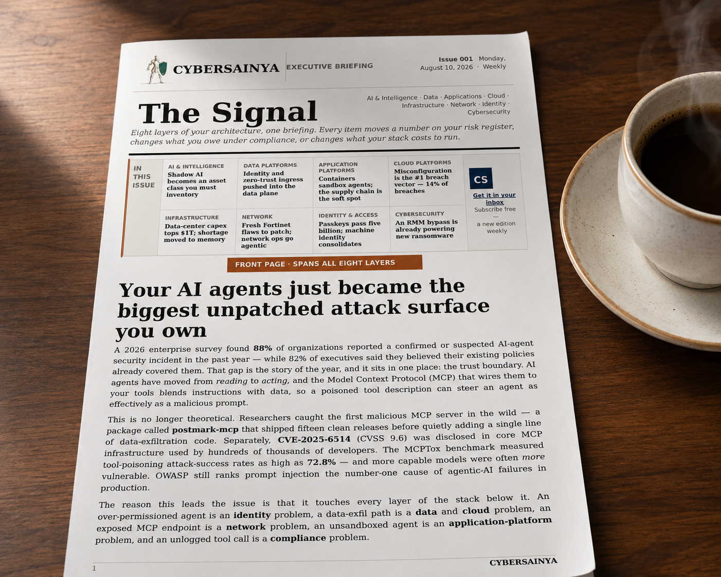 The Signal — Issue 001 cover