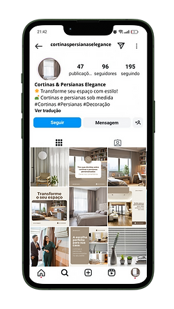perfil instagram cortinas depois
