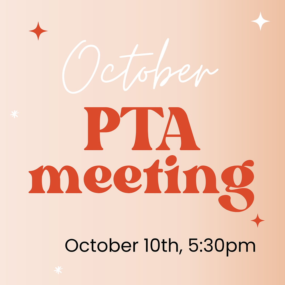 PTA Meeting October