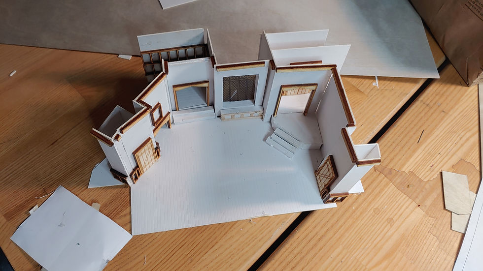 "The Mousetrap" white model