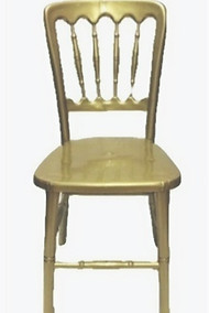 Silla Versalles Tubular color dorado