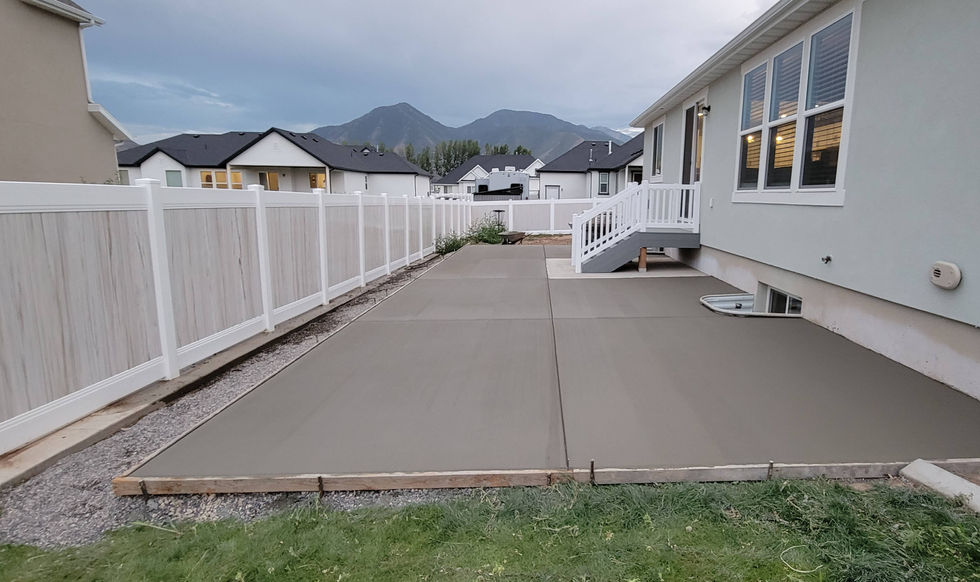 backyard home patio, view 2