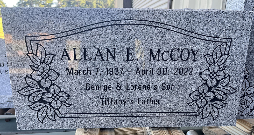 Thumbnail: Granite Memorial (24"x12"x3") Flat w/ Design