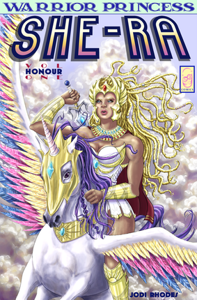 She-Ra, Princess Adora, Graphic Novel Cover, Warrior Princess, Digital Art