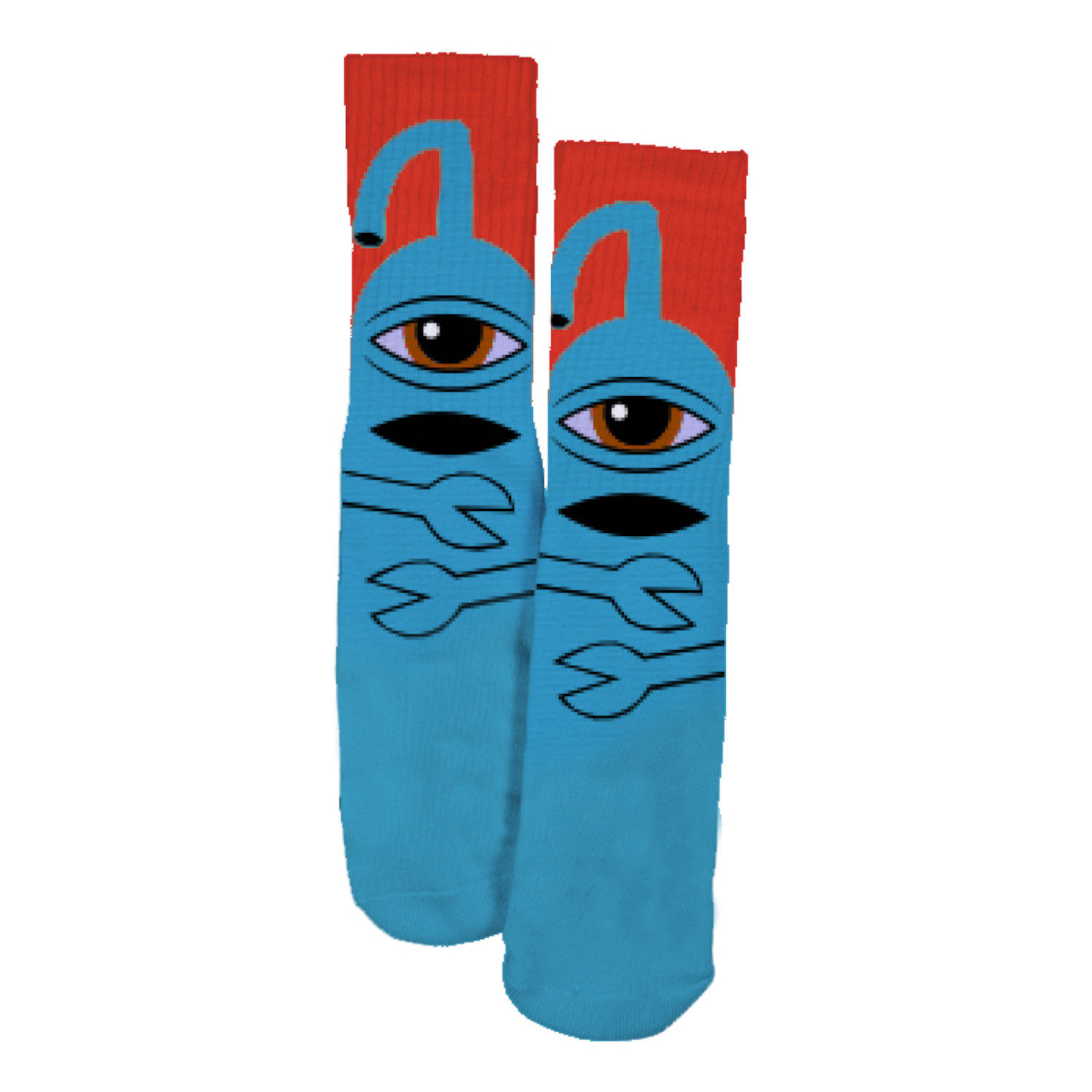 Toy Machine Socks Sect Hug Blue